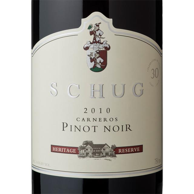 2010 Schug Heritage Reserve Pinot