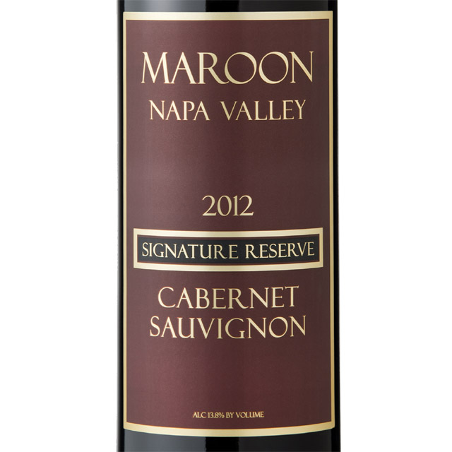 2012 Maroon Napa Reserve Cabernet