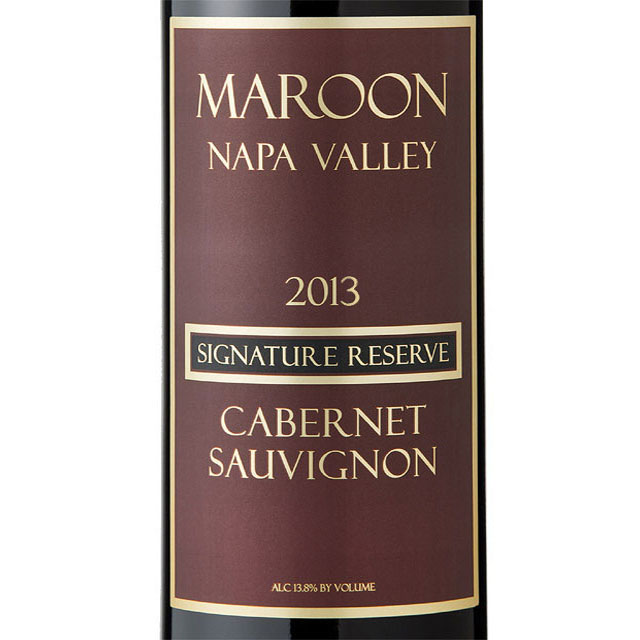2013 Maroon Napa Valley Cabernet