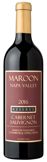 2016 Maroon Reserve Napa Cabernet