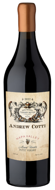 2022 Andrew Cotti Napa Valley Petit Verdot