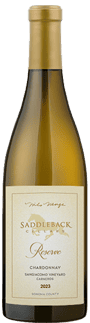 2023 Saddleback Cellars Reserve Chardonnay Sangiacomo Vineyard
