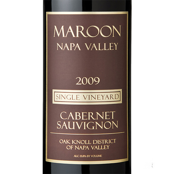 2009 Maroon Napa Cabernet