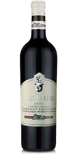 2003 Schug Estate Reserve Cabernet